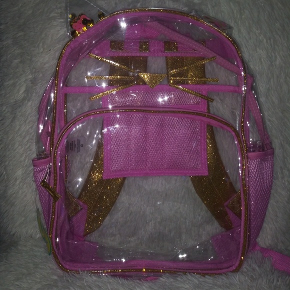 wonder nation Other - Girls kitty clear backpack